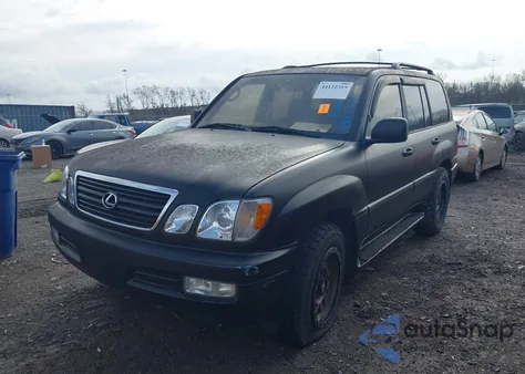 1999 Lexus Lx 470 из США, поврежденный, VIN JT6HT00W3X0067823
